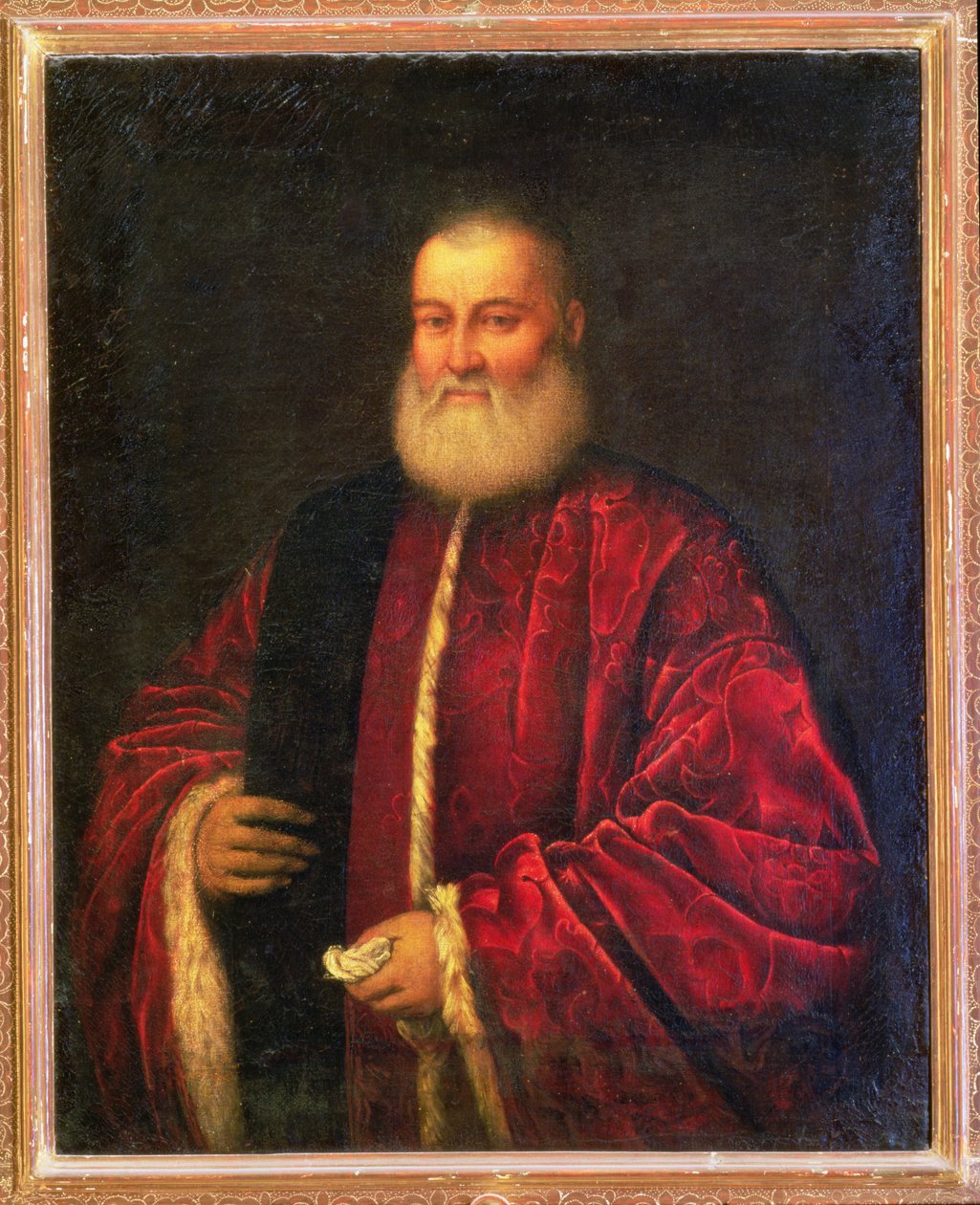 Ritratto di un vecchio in abiti rossi da Jacopo Robusti Tintoretto