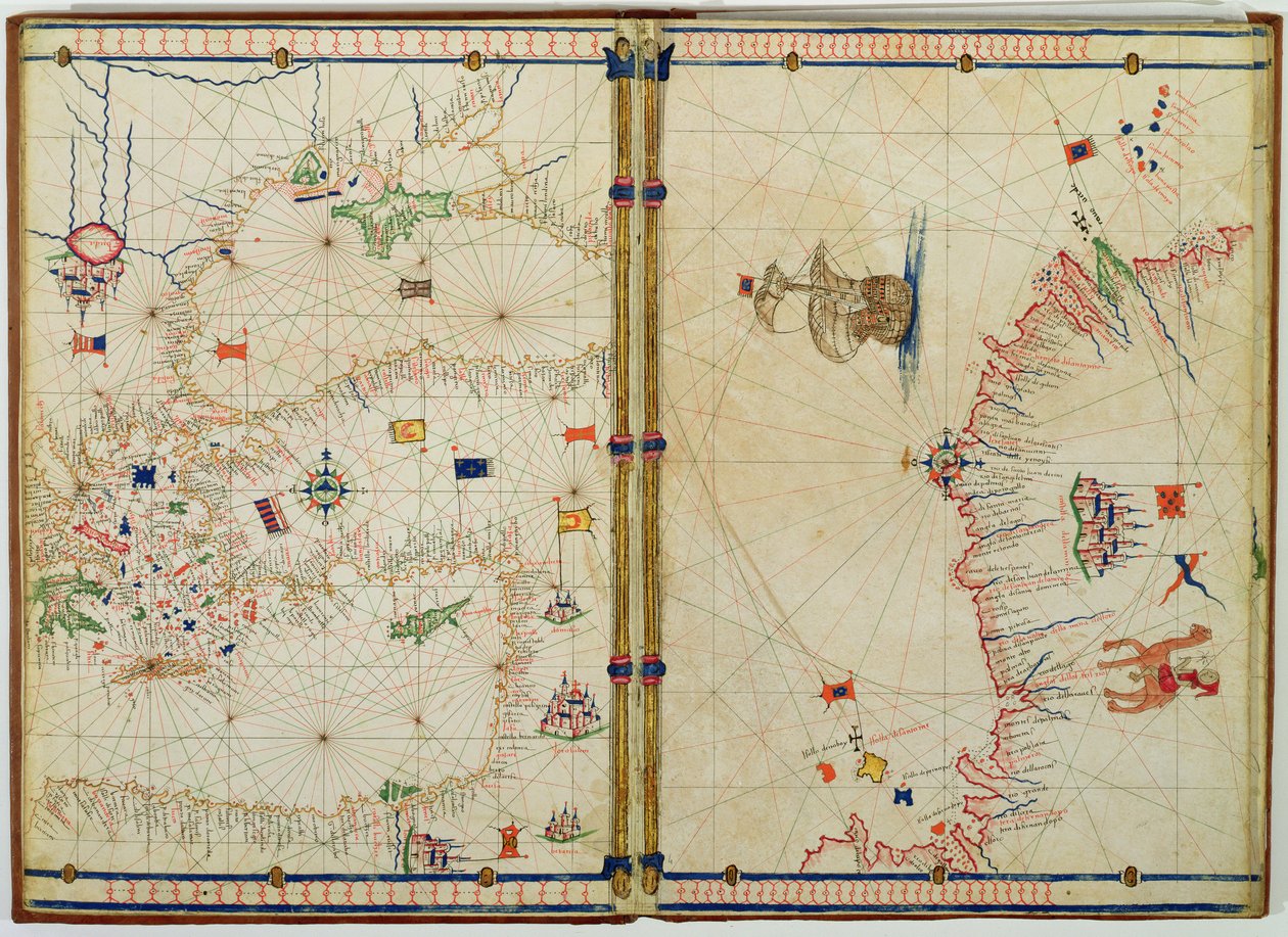 Mappa della Costa e delle Isole del Mediterraneo Orientale, dal 