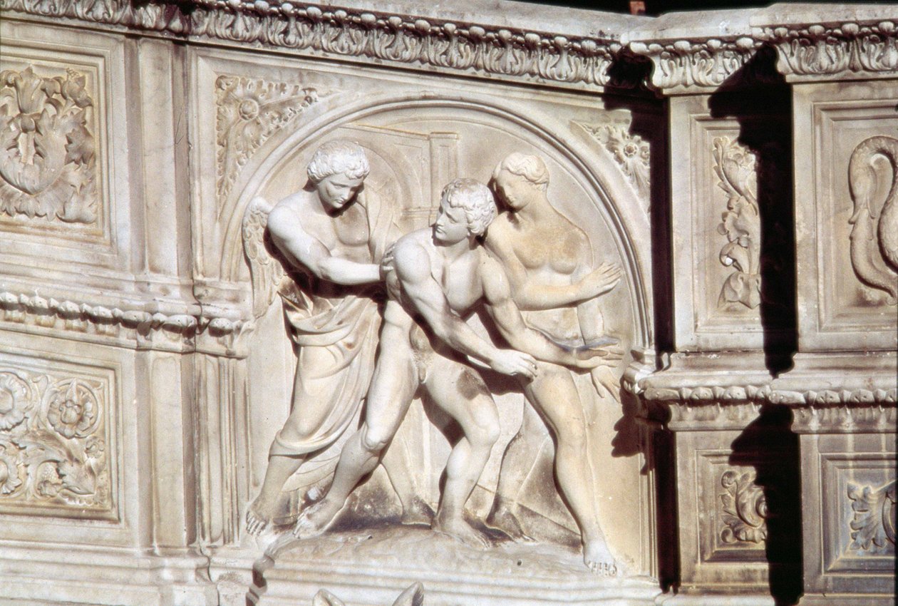 Fonte Gaia (dettaglio) da Jacopo della Quercia