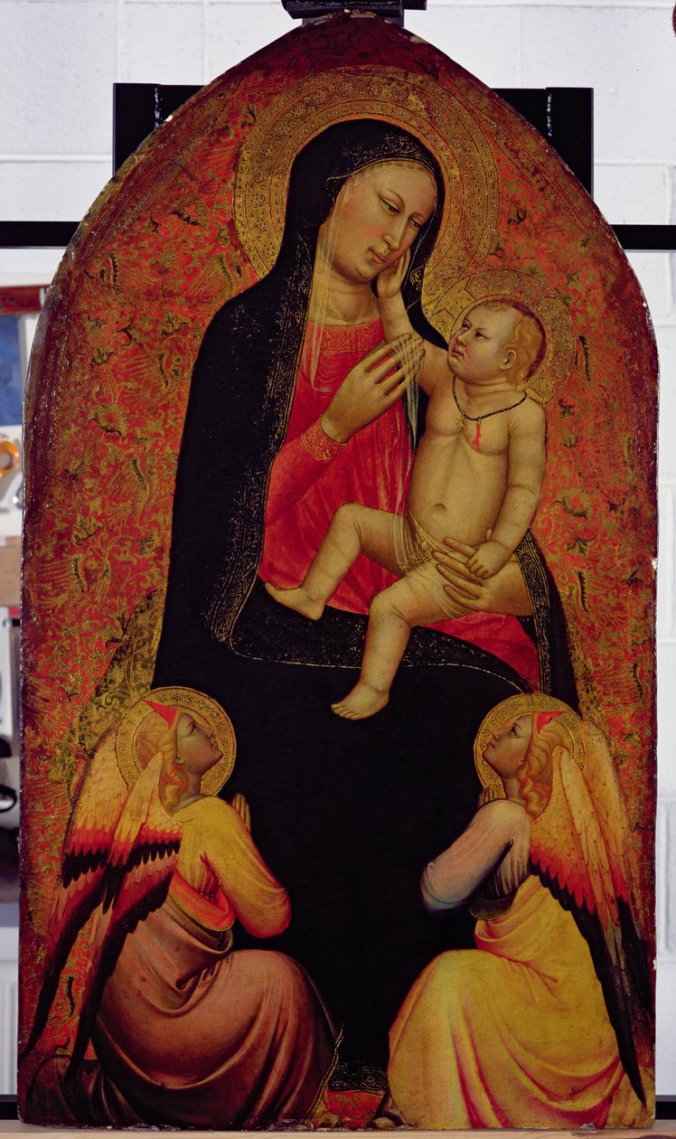 Vergine con Bambino e due angeli da Jacopo di Cione