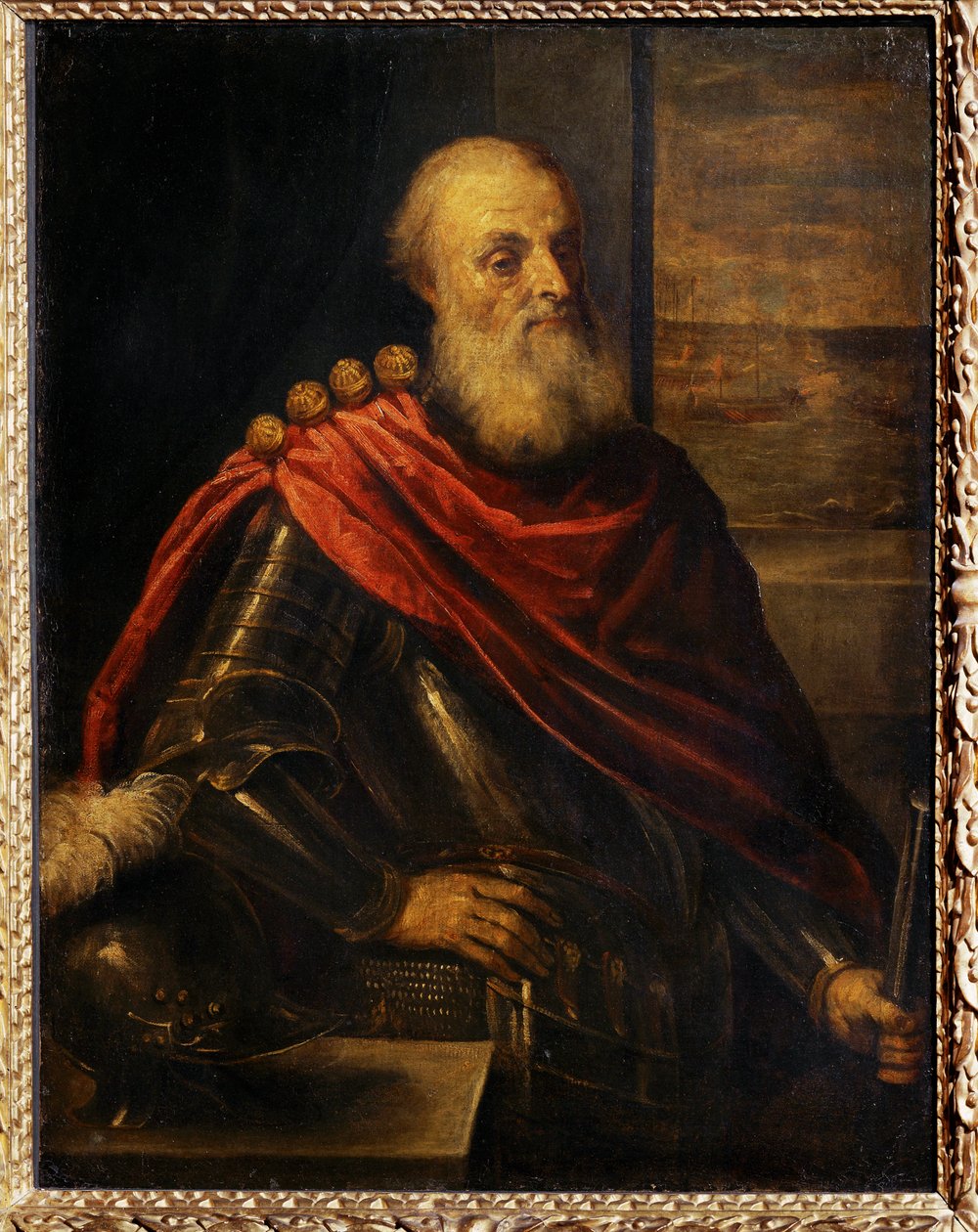 Ritratto di Vincenzo Cappello, ammiraglio veneziano, noto anche come Ritratto di Nicolò Capello, "governatore" di una galea ... da Jacopo (c.1480 1528) Palma