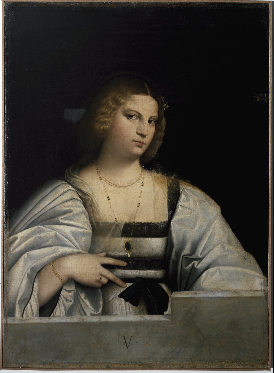 Ritratto di una signora, Allegoria della Verginità da Jacopo (c.1480 1528) Palma