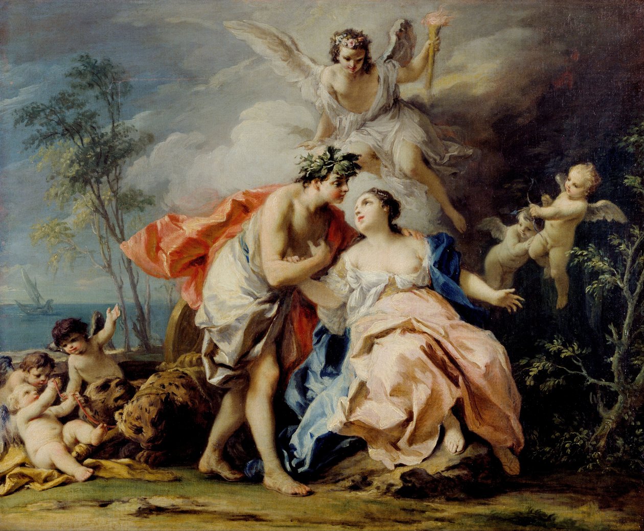 Bacco e Arianna da Jacopo Amigoni
