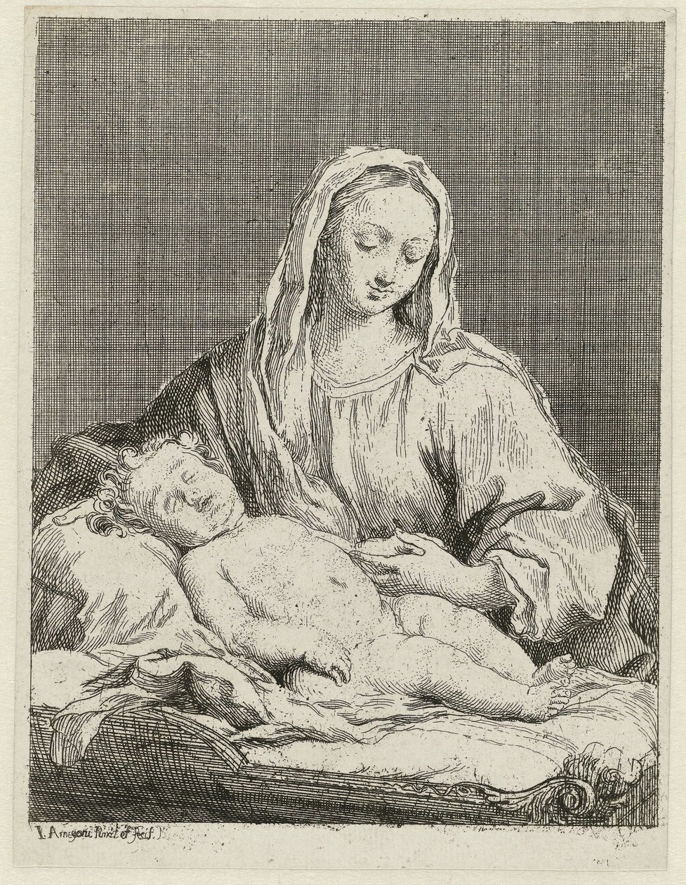 Maria con bambino da Jacopo Amigoni
