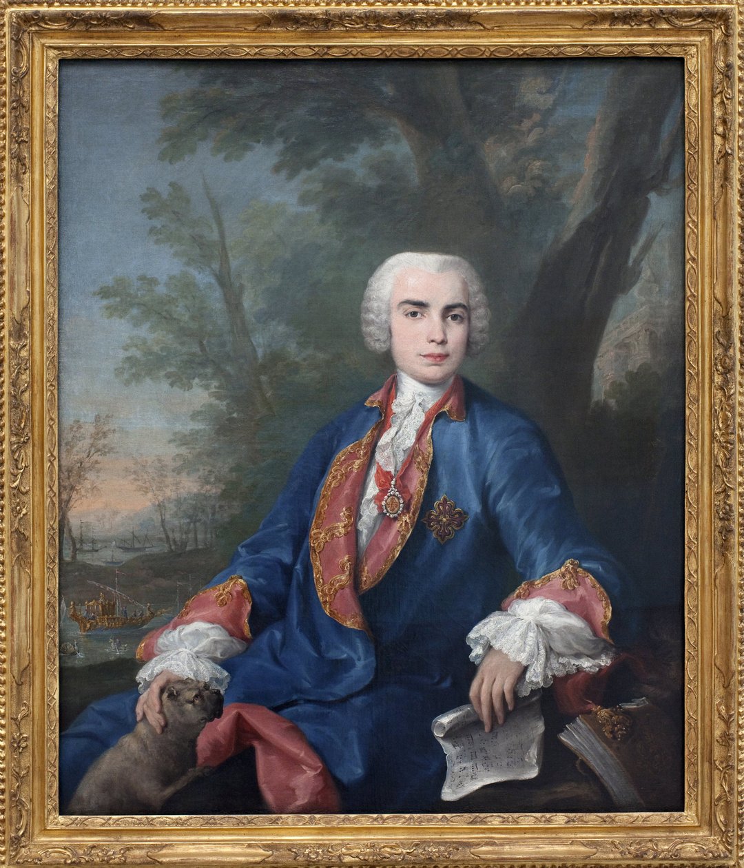 Il soprano castrato Carlo Broschi, detto Farinelli da Jacopo Amigoni