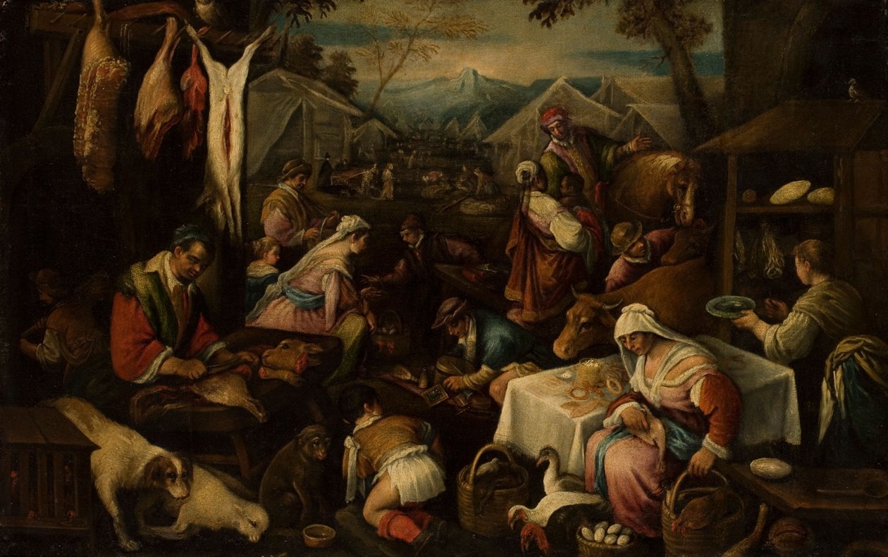 Scena di mercato da Jacopo Bassano