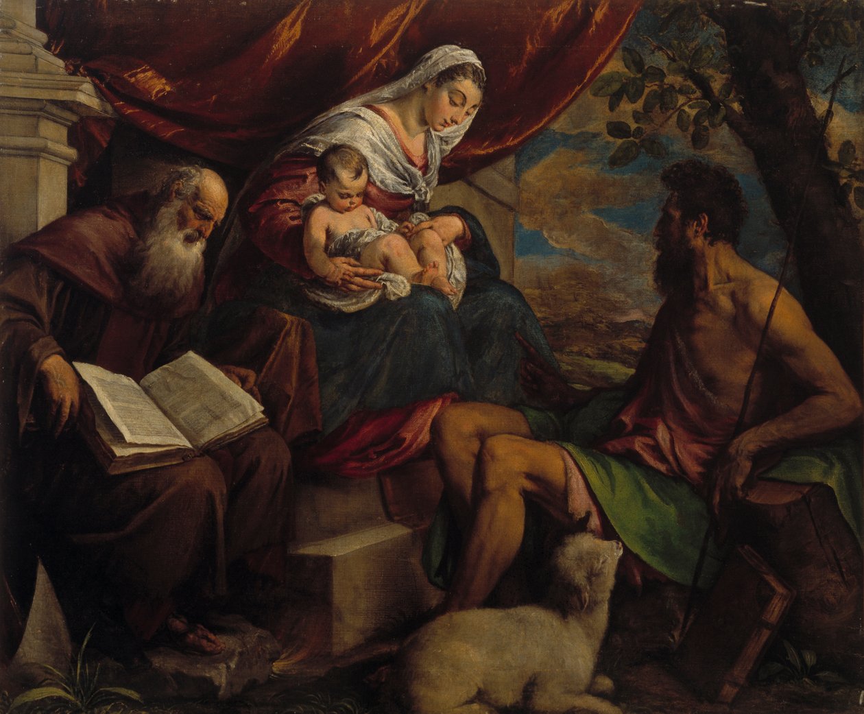 Vergine e Bambino con Giovanni Battista e Sant