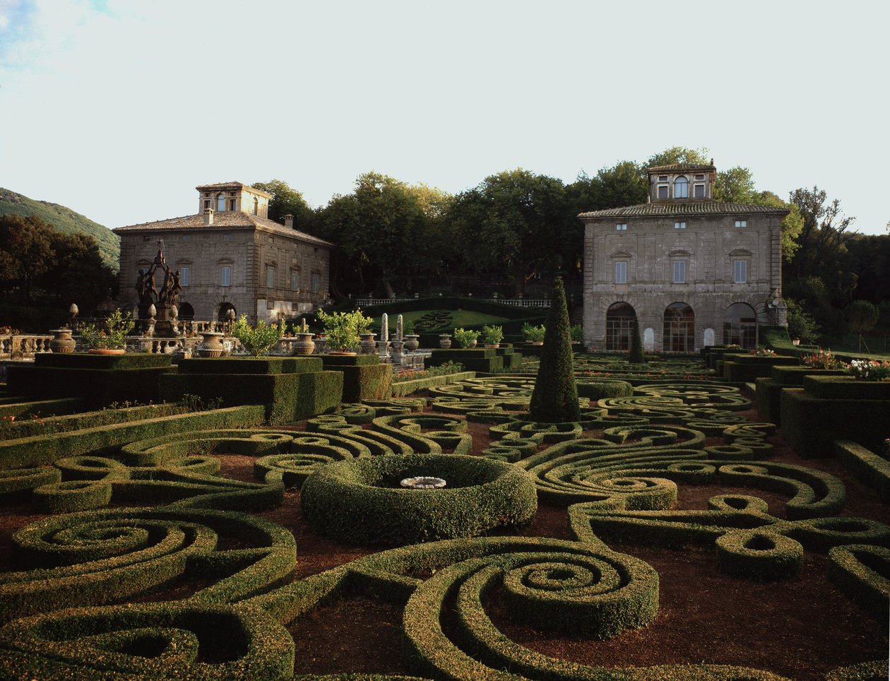 Veduta di Villa Lante da Jacopo Vignola