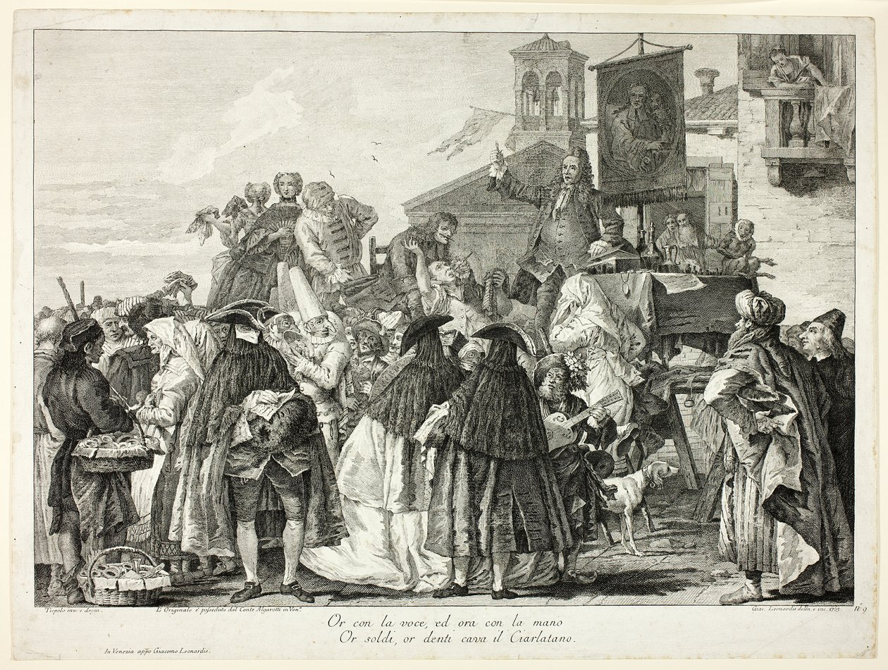 Il tiradenti, tavola nove da Selezione di immagini dalle collezioni veneziane da Jacopo Leonardis