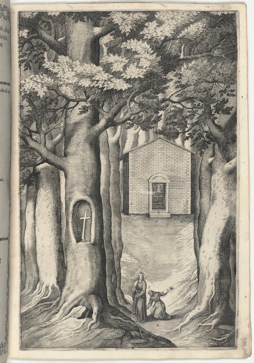 Cappella del Beato Giovanni della Verna [lastra S] da Jacopo Ligozzi
