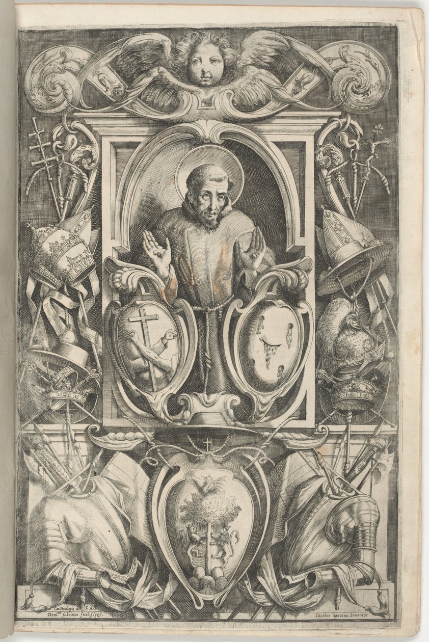 Frontespizio con ritratto di San Francesco da Jacopo Ligozzi