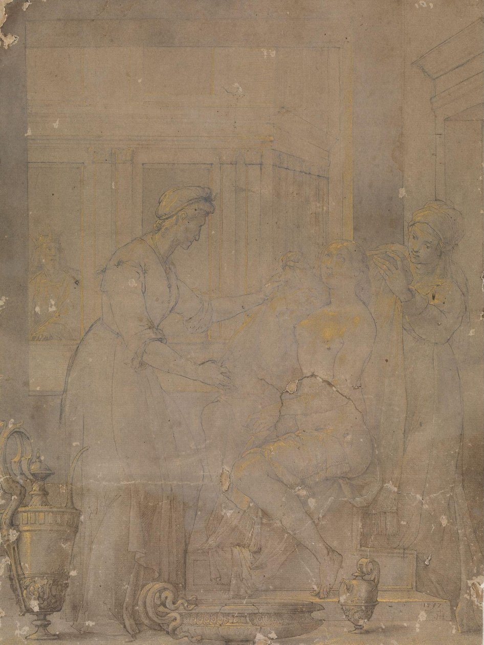 La toilette di Batsheba da Jacopo Ligozzi