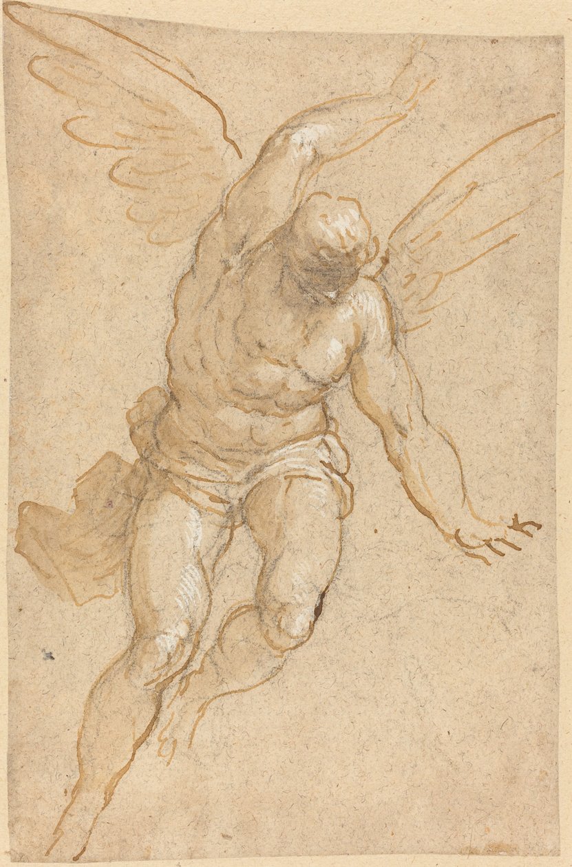 Un Angelo Volante da Jacopo Palma il Giovane