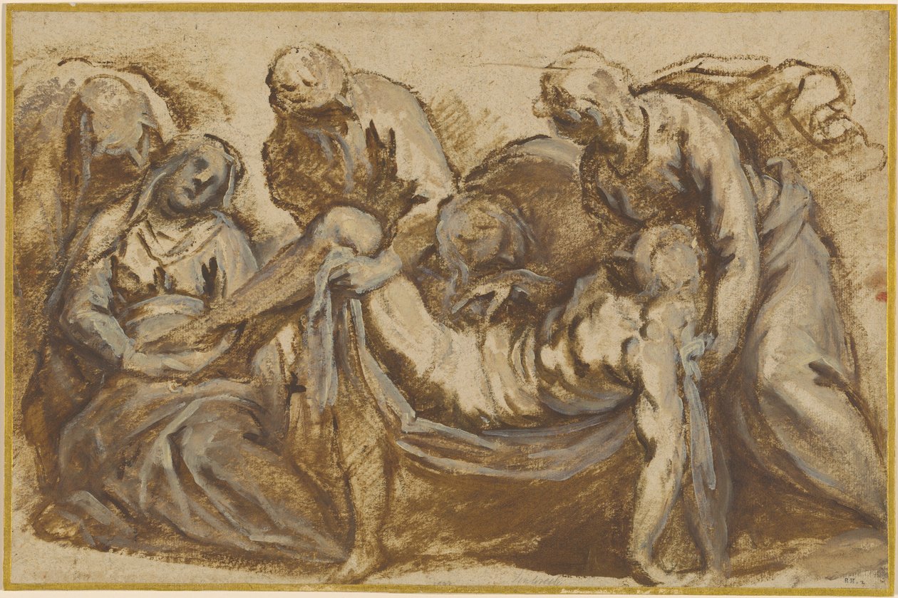 Cristo portato al sepolcro da Jacopo Palma il Giovane