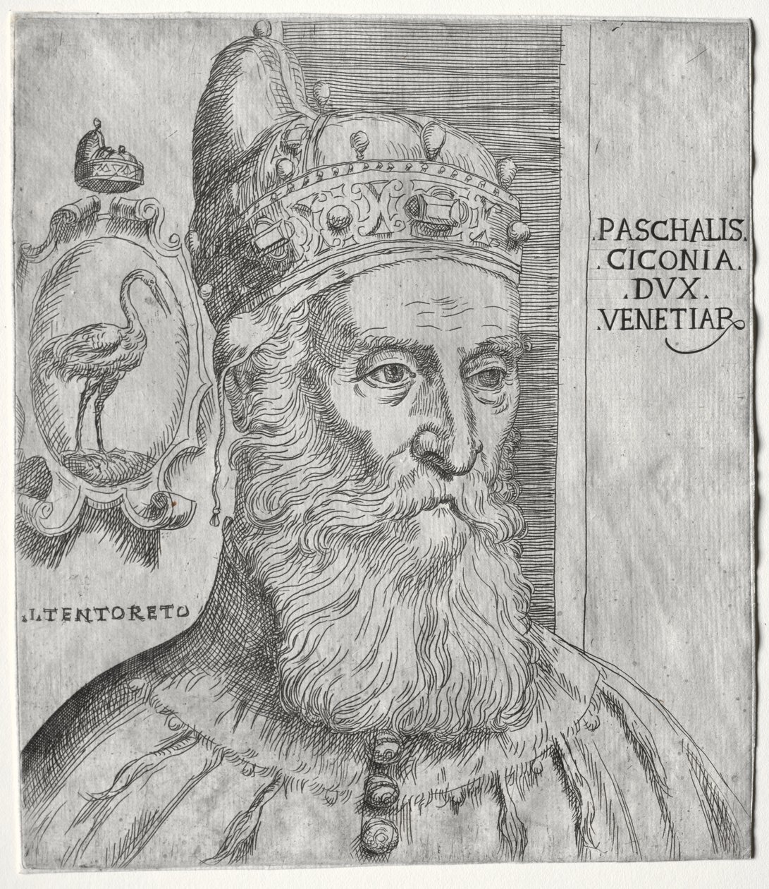 Ritratto di Pasquale Cicogna, Doge di Venezia da Jacopo Palma il Giovane