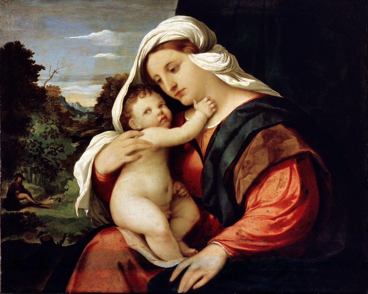 Vergine e Bambino da Jacopo Palma il Vecchio
