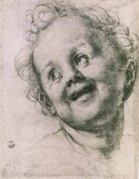 Studio di un putto per la 