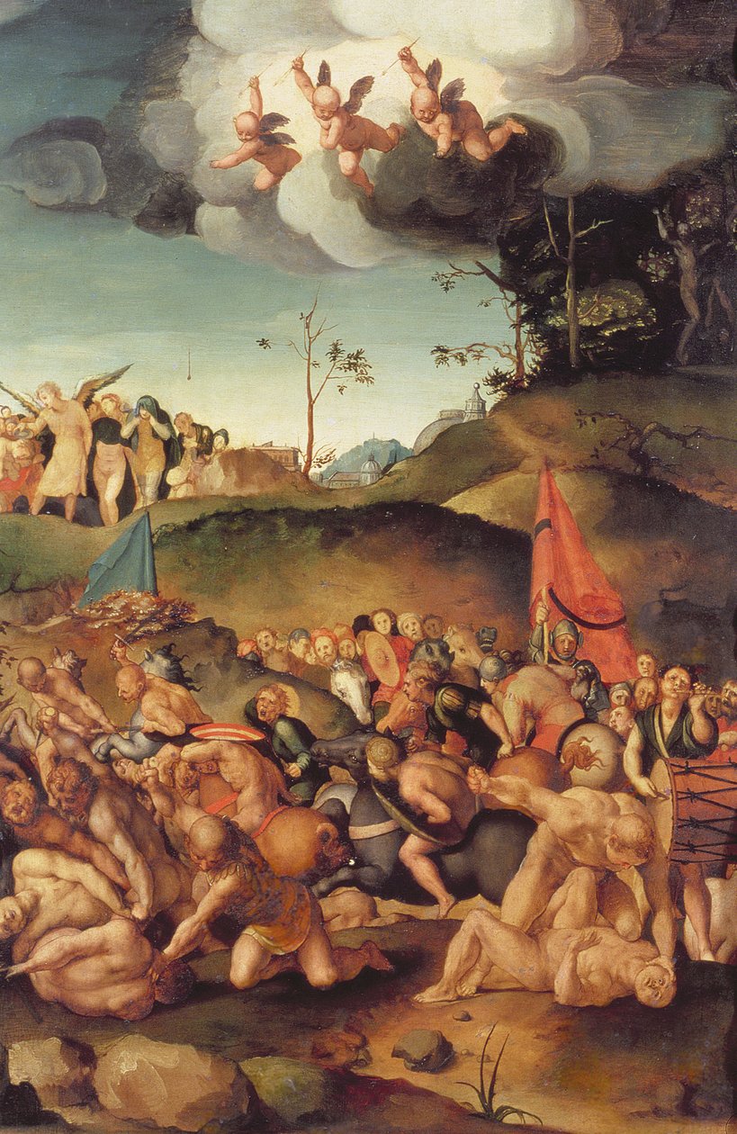 Il martirio dei diecimila, 1529-30 da Jacopo Pontormo