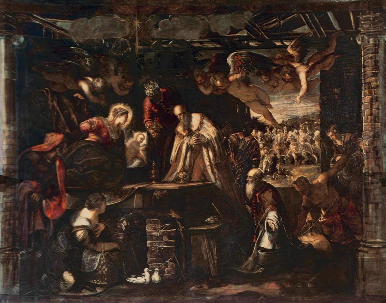 Adorazione dei Magi da Jacopo Robusti Tintoretto