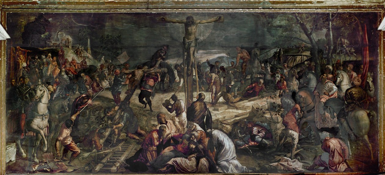 Crocifissione (olio su tela) da Jacopo Robusti Tintoretto
