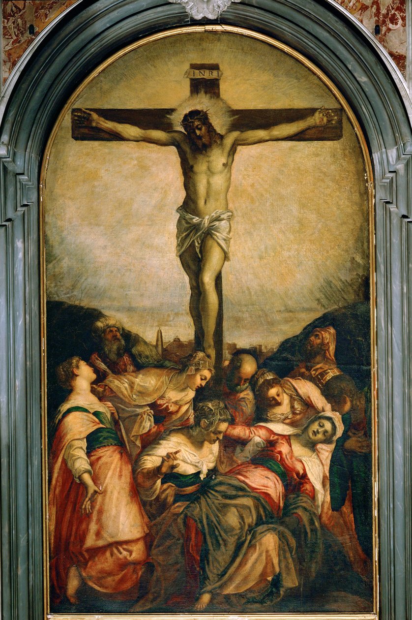 Crocifissione (olio su tela) da Jacopo Robusti Tintoretto
