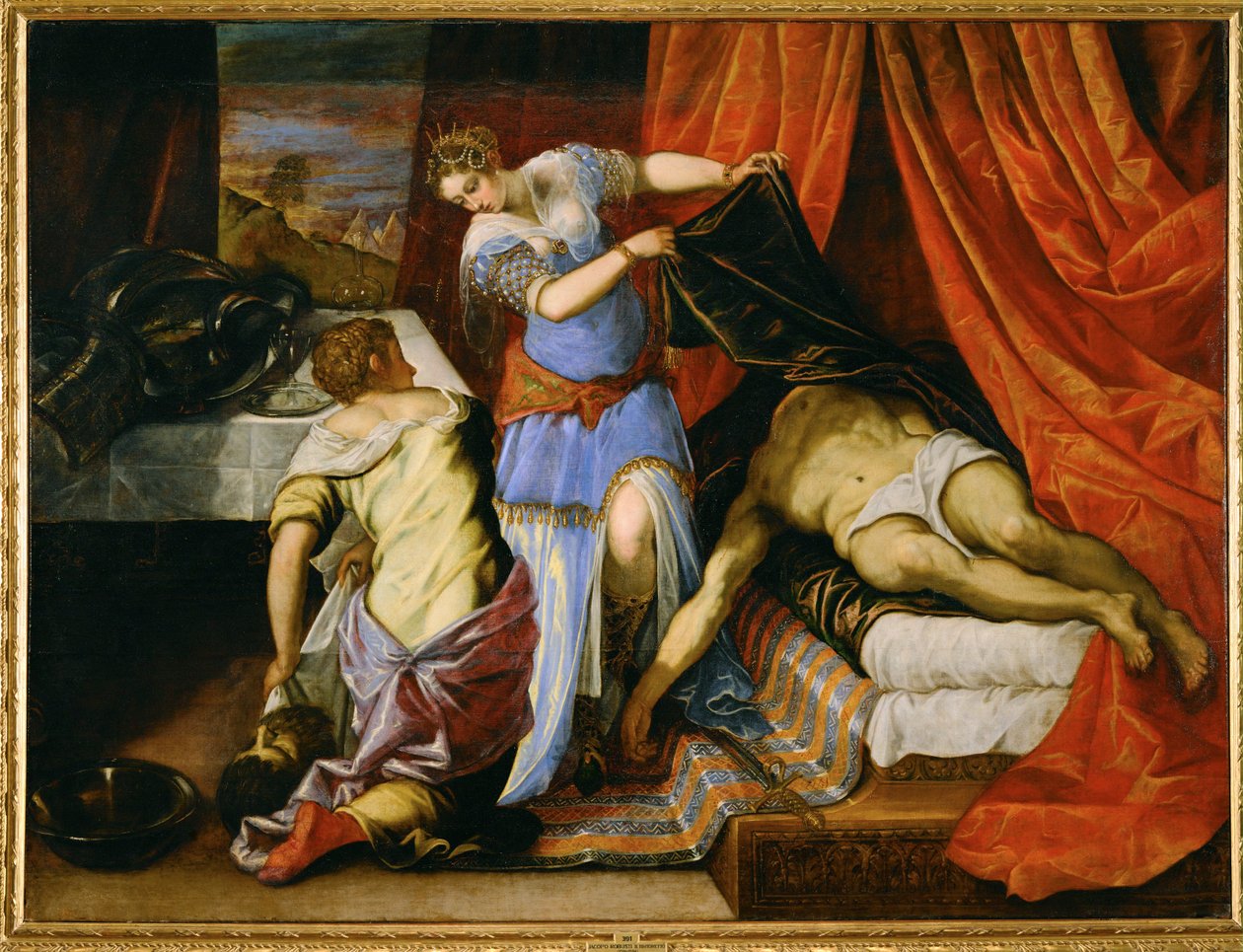Giuditta e Oloferne (olio su tela) da Jacopo Robusti Tintoretto