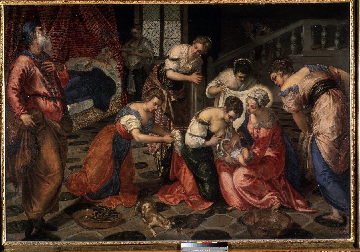 La natività di San Giovanni Battista da Jacopo Robusti Tintoretto