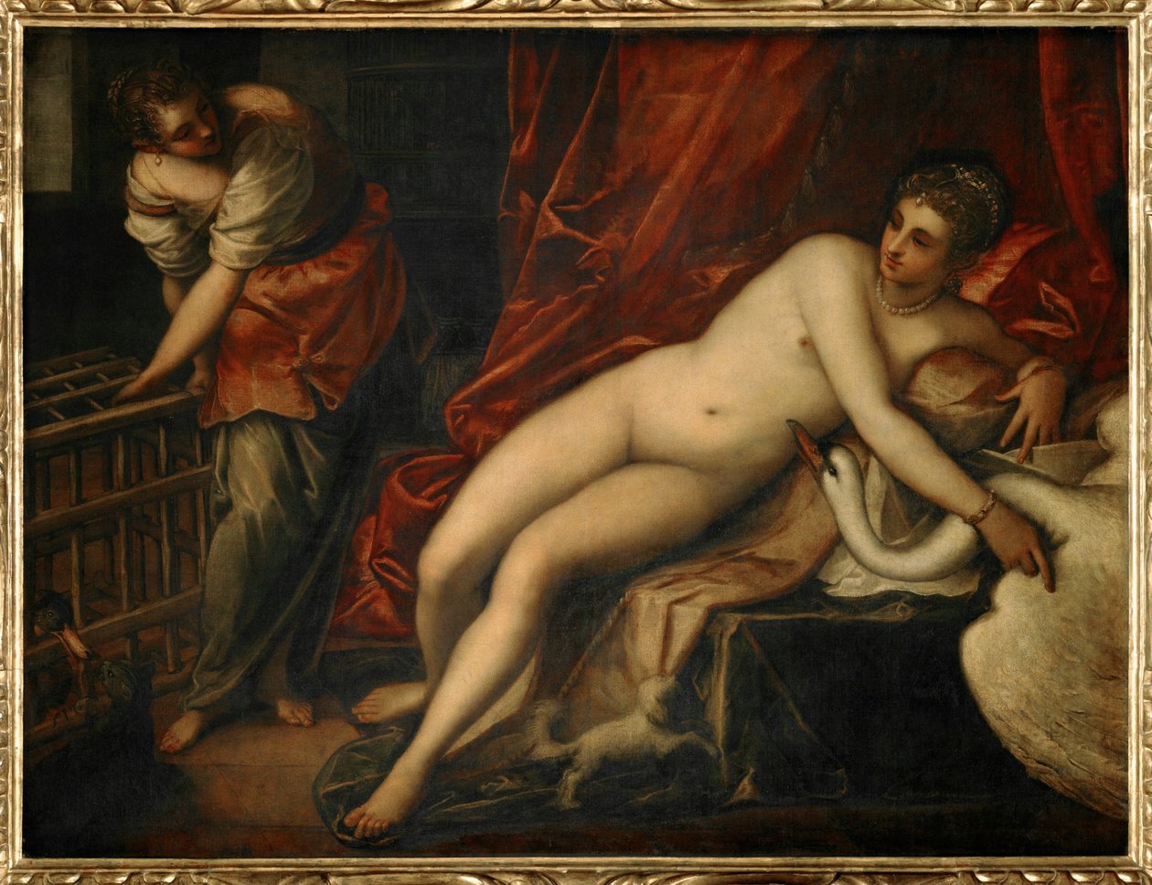 Leda e il cigno da Jacopo Robusti Tintoretto