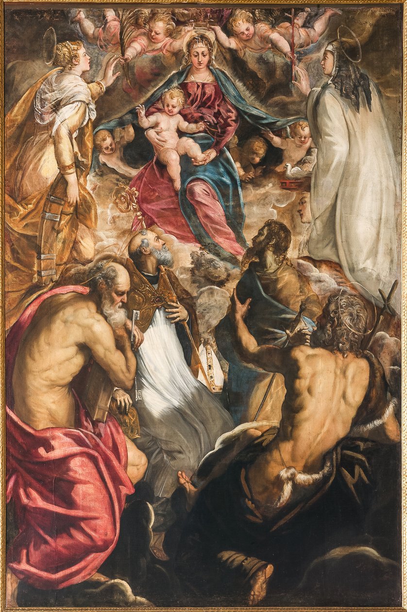 Madonna con Bambino Gesù e Santi da Jacopo Robusti Tintoretto