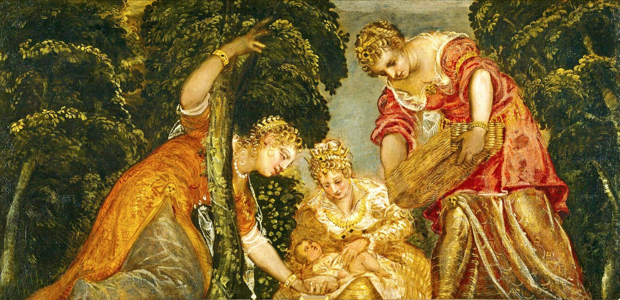 Mosè salvato dalle acque da Jacopo Robusti Tintoretto