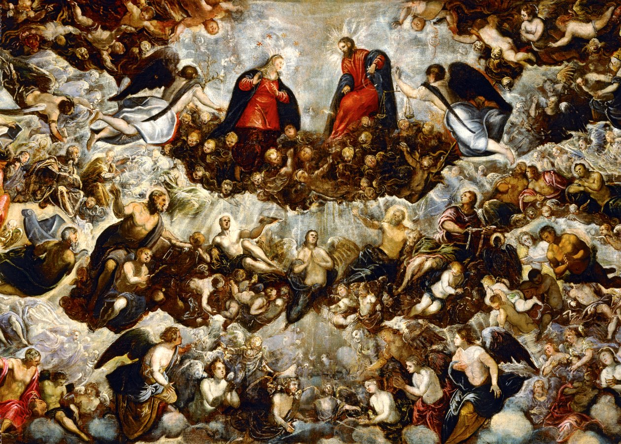 Paradiso ... (pittura su tela) da Jacopo Robusti Tintoretto