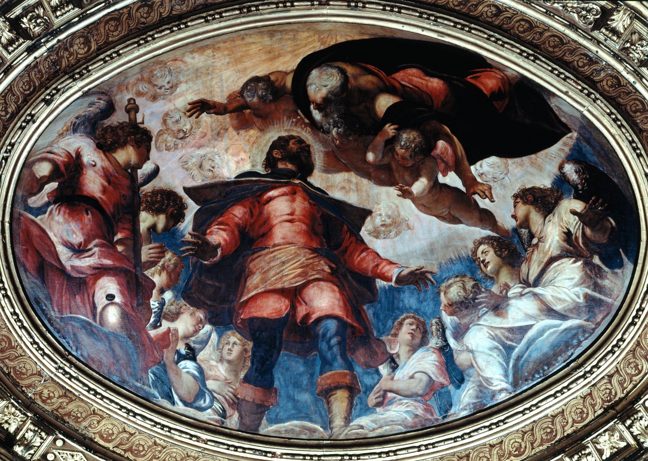 San Rocco in gloria da Jacopo Robusti Tintoretto