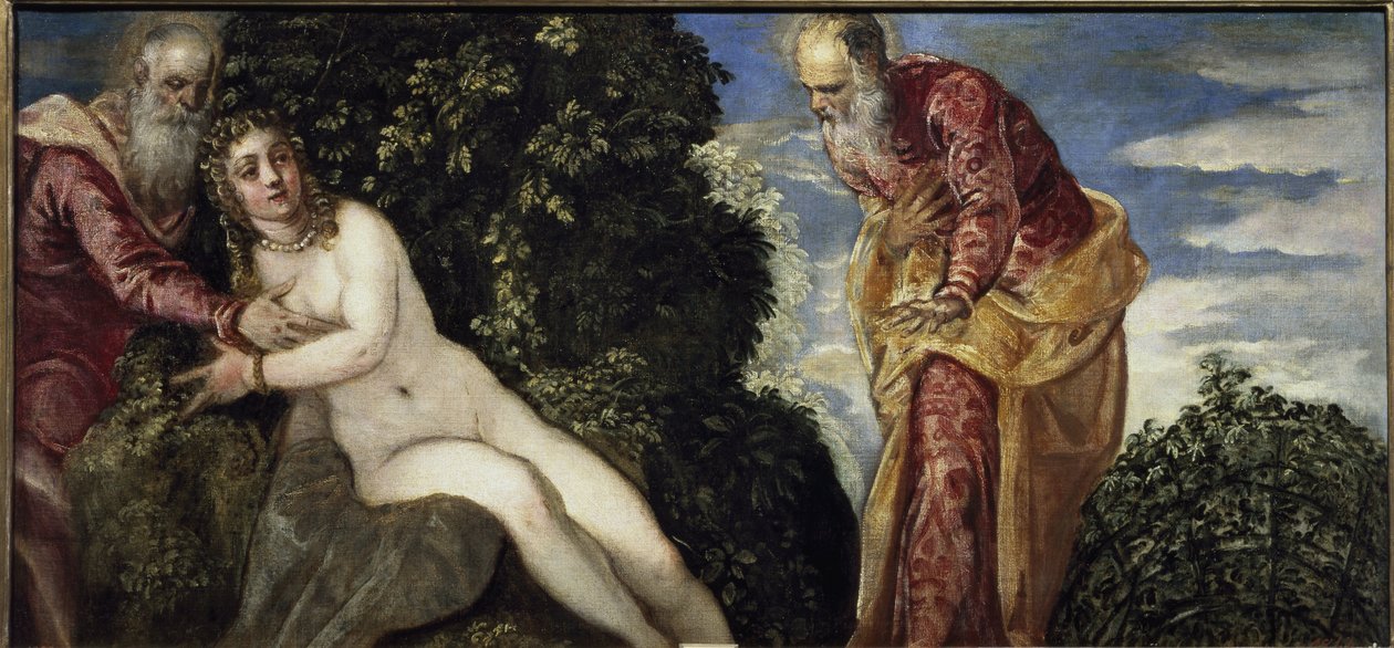 Susanna e i vecchioni, circa 1555 da Jacopo Robusti Tintoretto