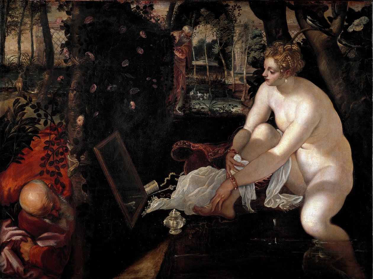 Susanna e i vecchioni o Susanna al bagno da Jacopo Robusti Tintoretto