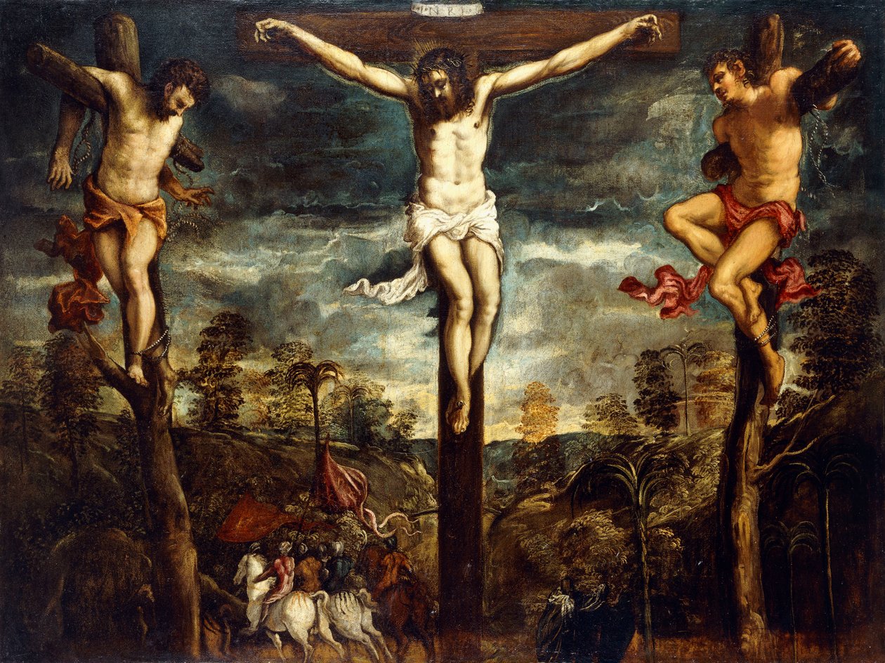 La crocifissione da Jacopo Robusti Tintoretto