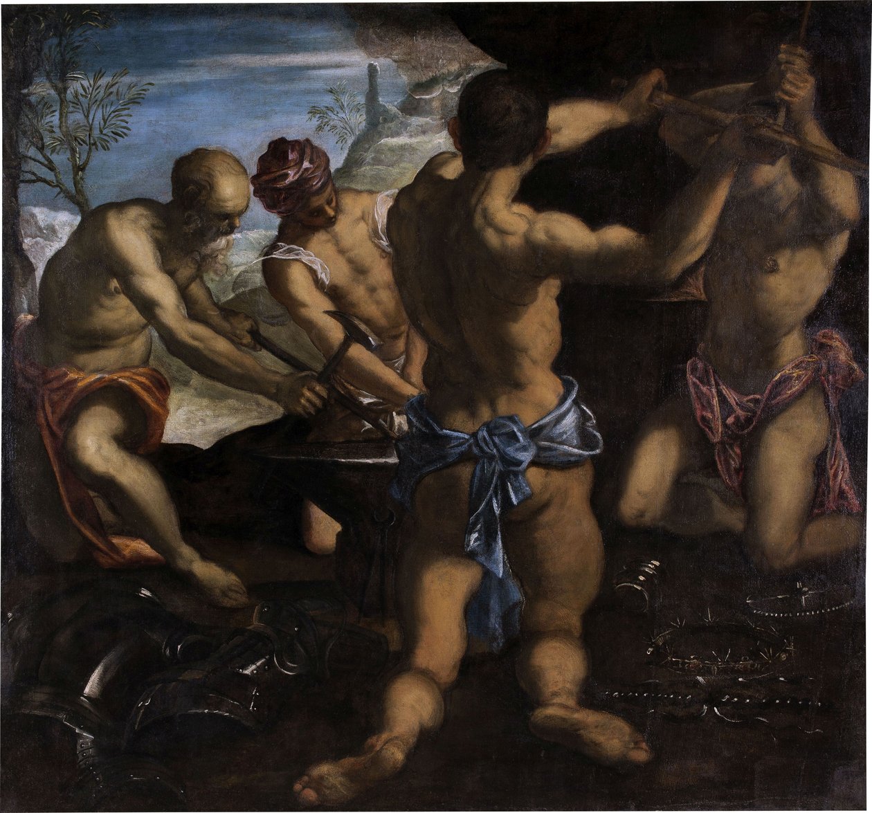 La fucina di Vulcano, 1576-1577 da Jacopo Robusti Tintoretto