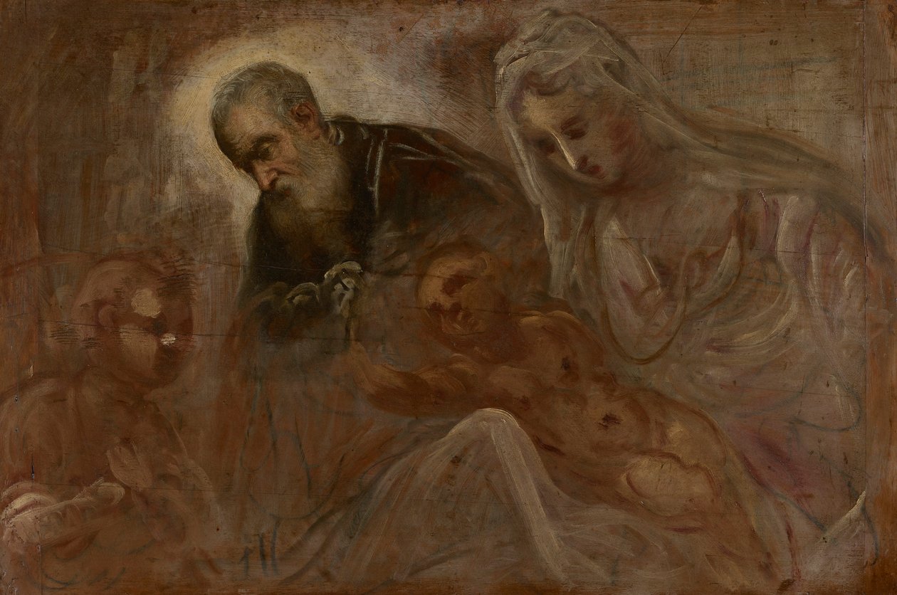 La Sacra Famiglia con il giovane San Giovanni Battista, 1547 da Jacopo Robusti Tintoretto