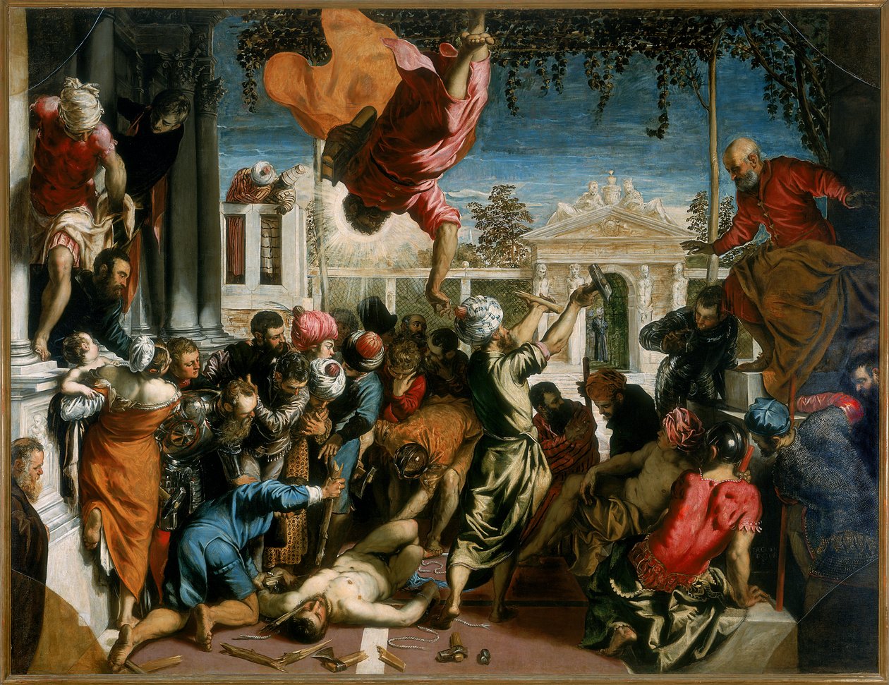 Il miracolo di San Marco che libera uno schiavo, 1548 da Jacopo Robusti Tintoretto