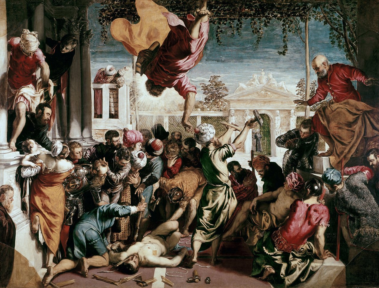 Il miracolo di San Marco che libera uno schiavo, 1548 da Jacopo Robusti Tintoretto