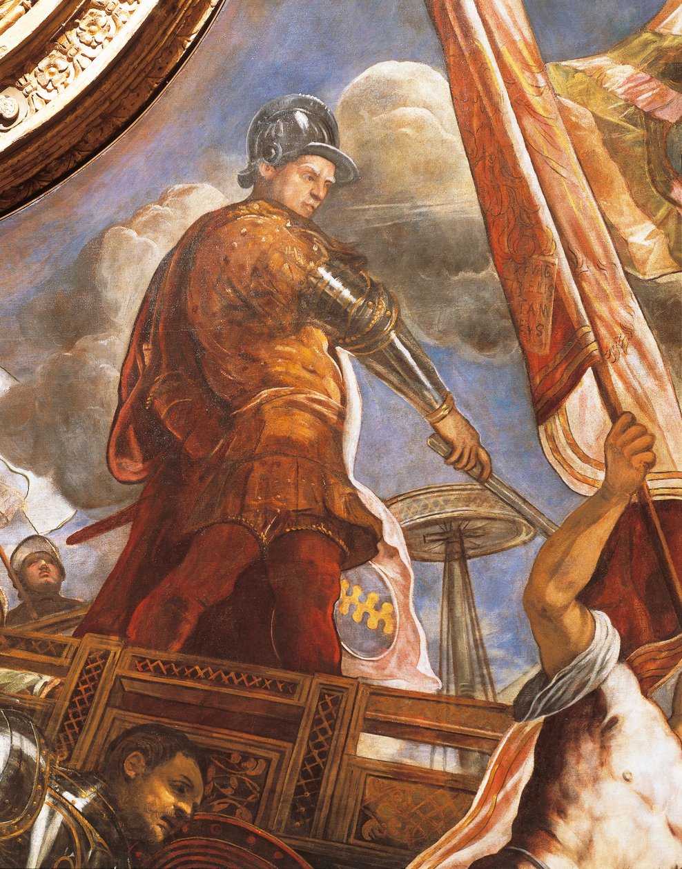I Veneziani combattono gli Aragonesi a Gallipoli (dettaglio) da Jacopo Robusti Tintoretto