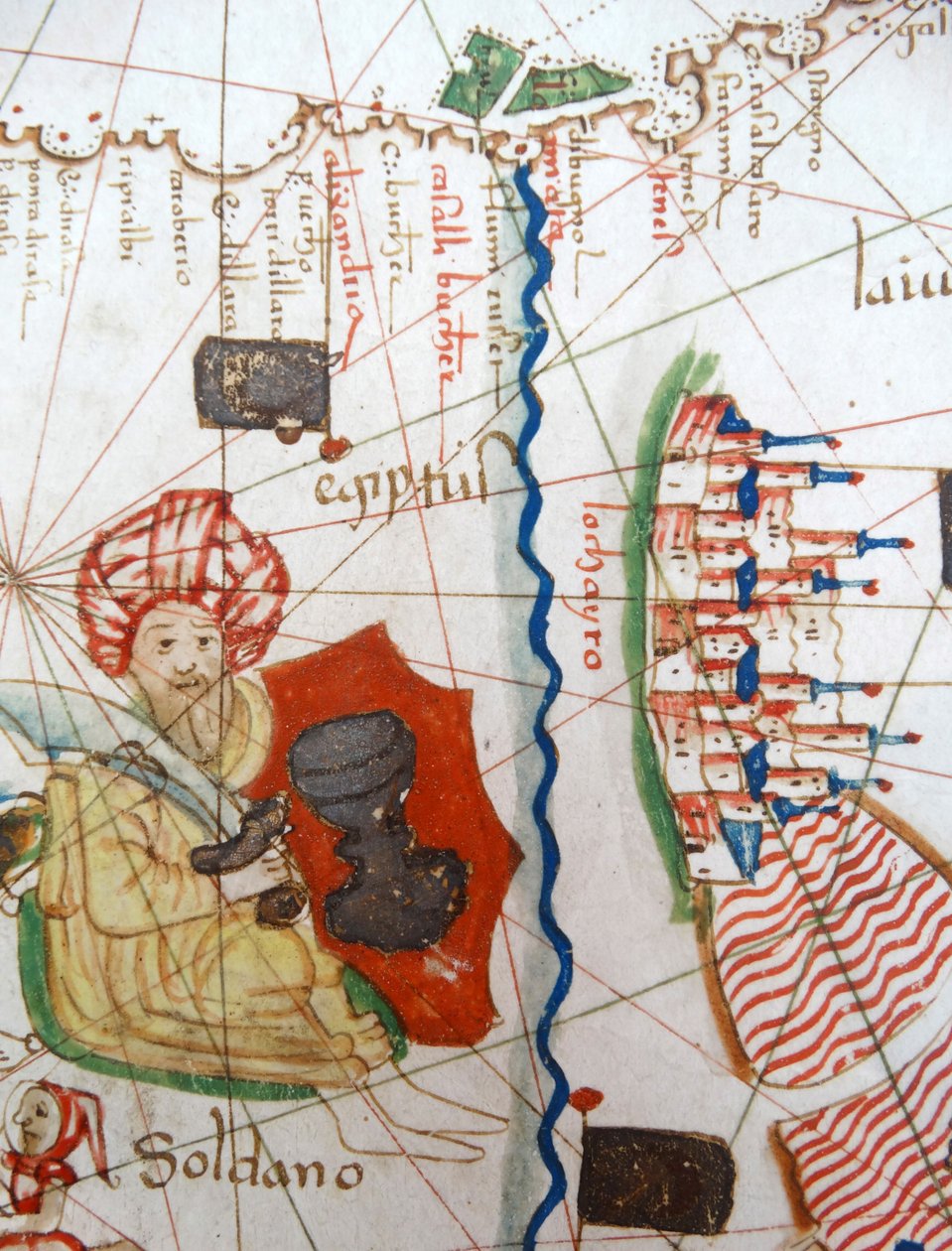 Egitto e Mar Rosso (dettaglio) da Jacopo Russo