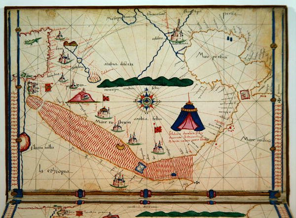 Mappa del Mar Rosso, dalle Carte Geografiche da Jacopo Russo