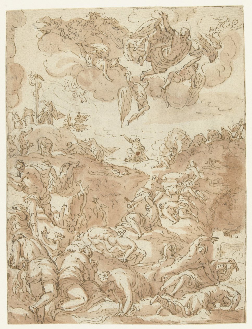 Erezione del serpente di bronzo da Jacopo Tintoretto