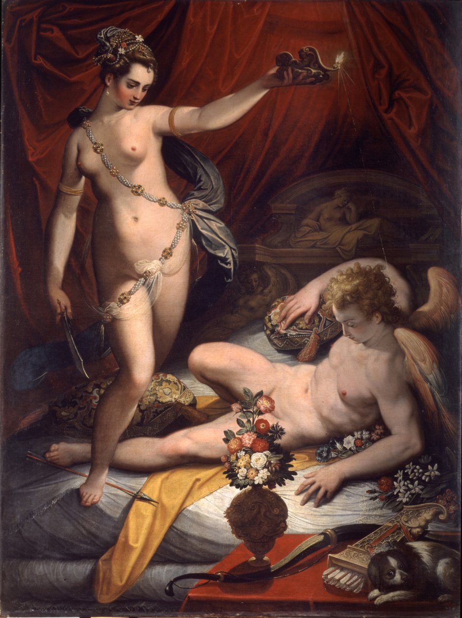 Amore e Psiche da Jacopo Zucchi