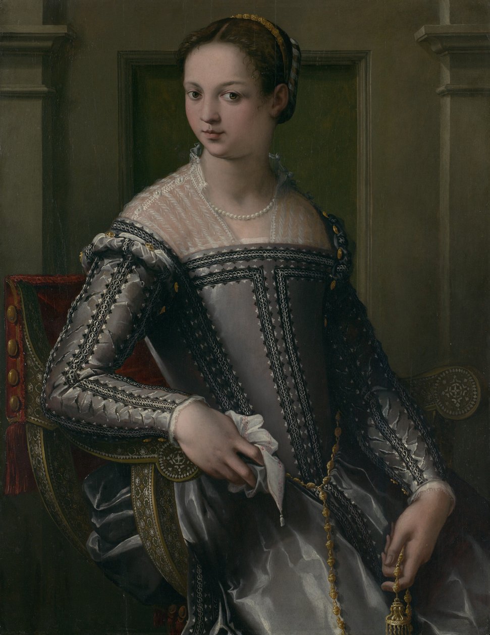 Ritratto di una donna, metà del XVI secolo da Jacopo Zucchi