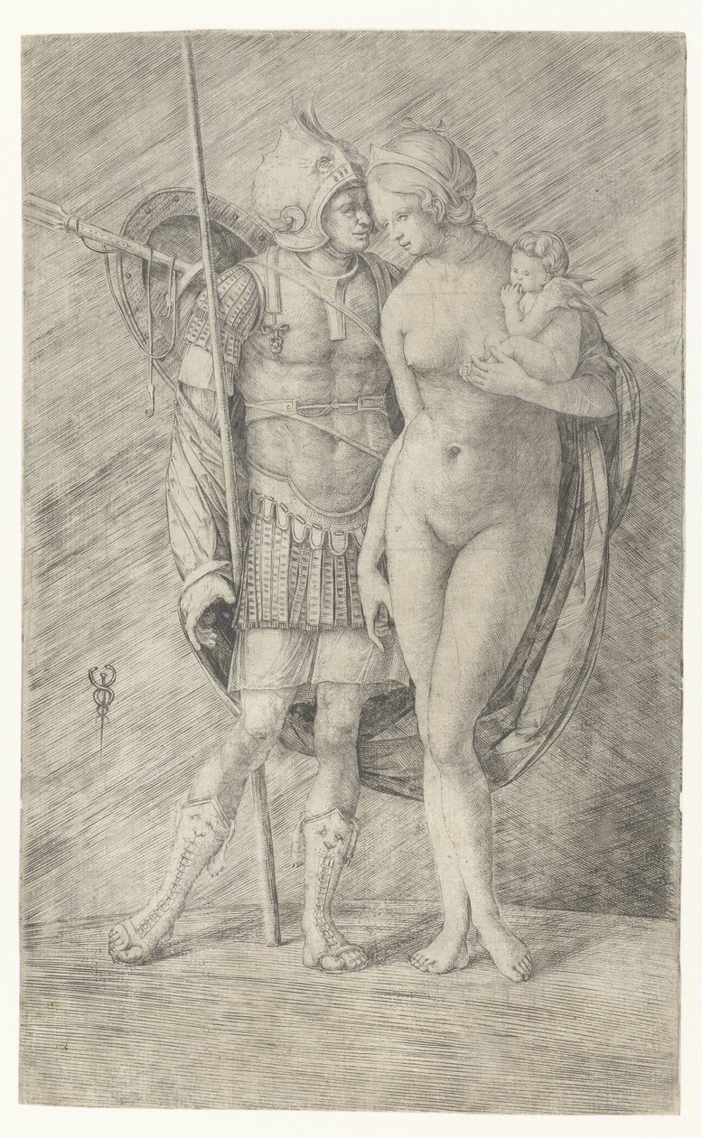 Marte in armatura e Venere nuda con Cupido da Jacopo de