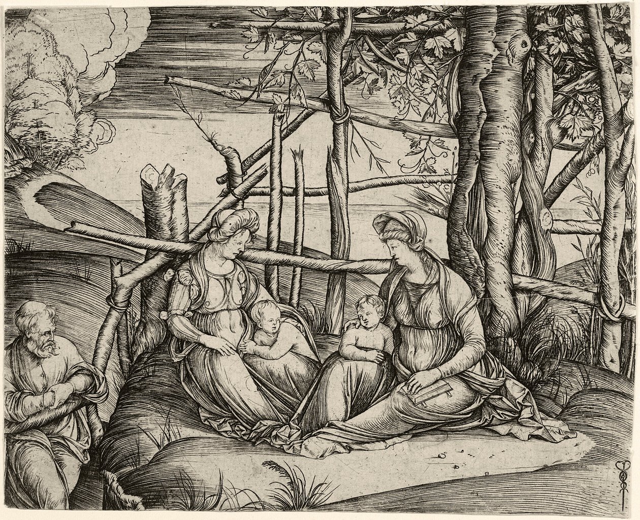 La Sacra Famiglia con Sant
