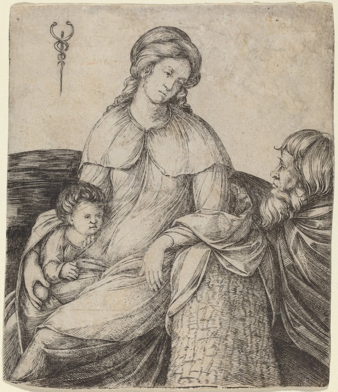 Sacra Famiglia, c. 1508-1509 da Jacopo de Barbari
