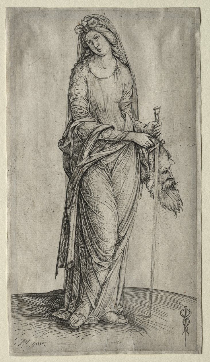 Giuditta con in mano la testa di Oloferne da Jacopo de