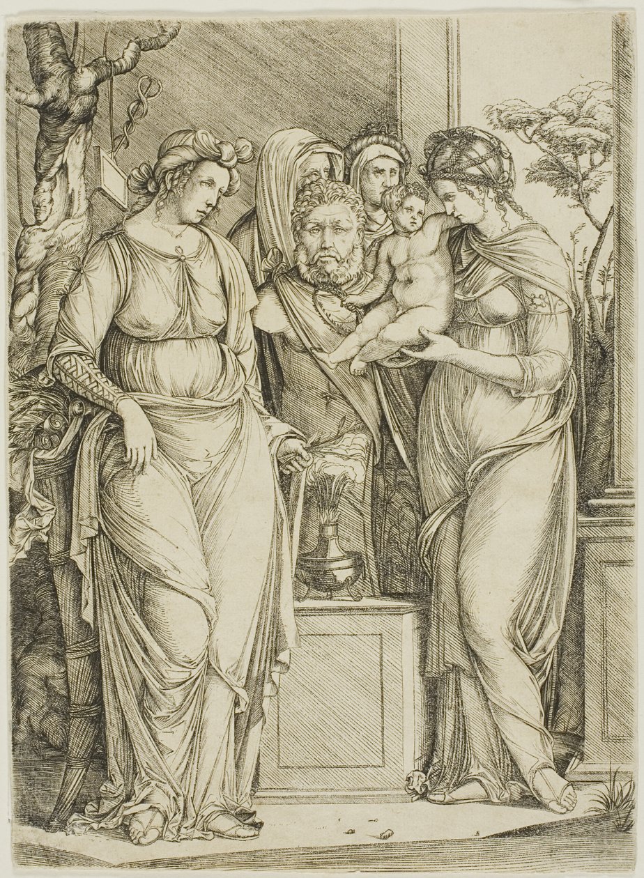 Sacrificio a Priapo, il piatto più grande da Jacopo de